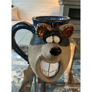 Handmade Bear Coffee Tea Mug Cup 16oz